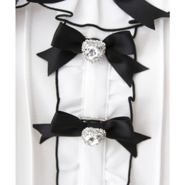 キラキラハートチョーカーベルトレースブラウス 量産型 地雷系 夢展望 | DearMyLove | 詳細画像34 