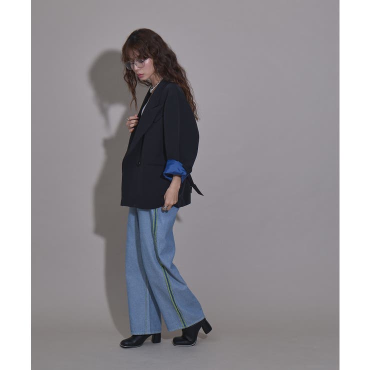 ダブルボタンオーバーサイズジャケット【セットアップ対応】 韓国 夢展望 | 夢展望 | 詳細画像20 