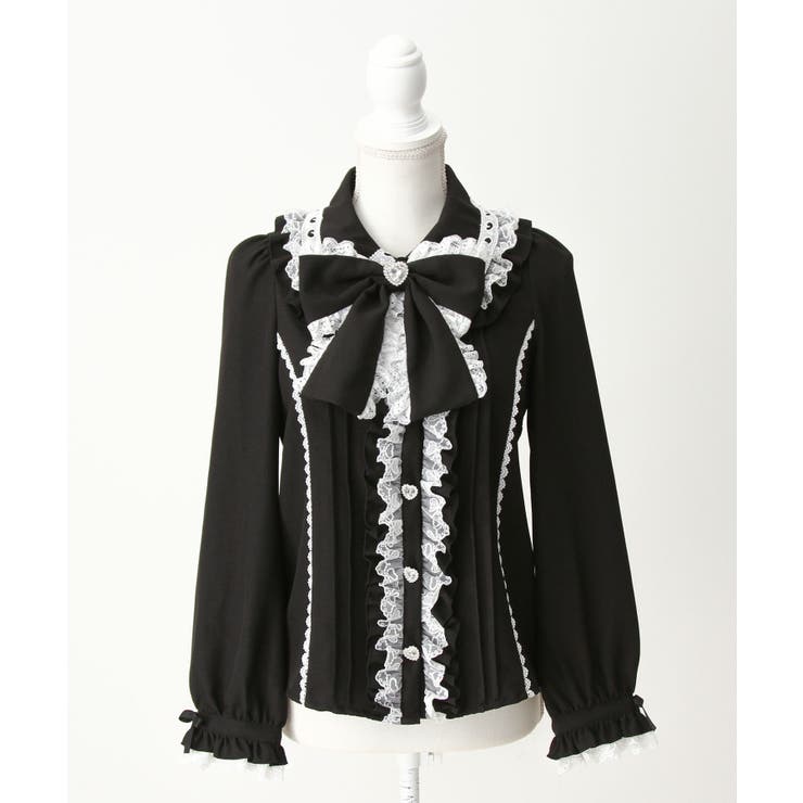 ハートレースフリルたっぷりブラウス 量産型 地雷系 夢展望 | DearMyLove | 詳細画像32 