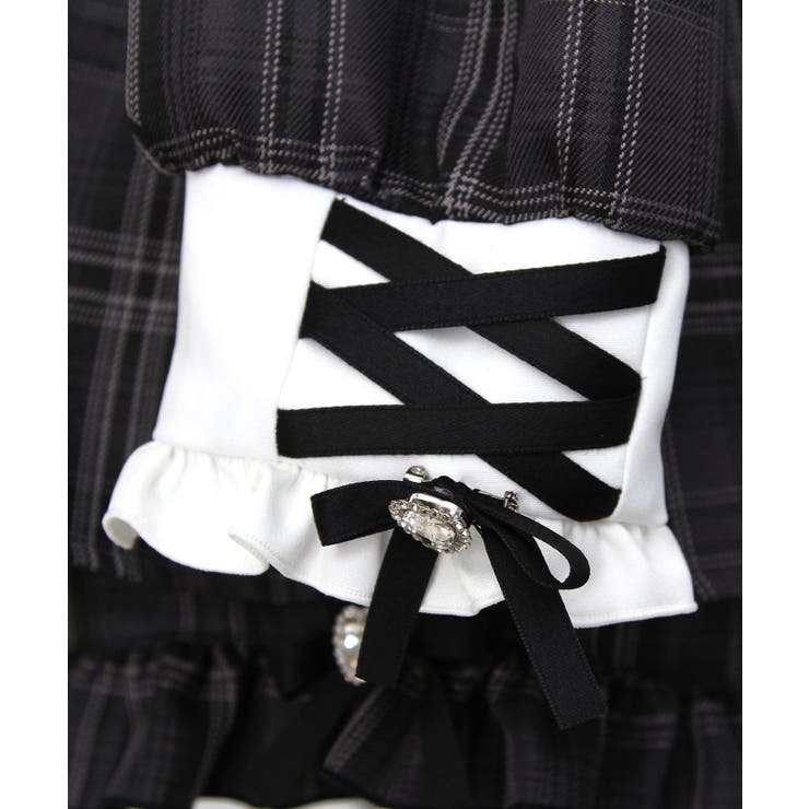 キラキラハートビジューリボンセーラーセットアップ 韓国 夢展望 | 夢展望 | 詳細画像11 