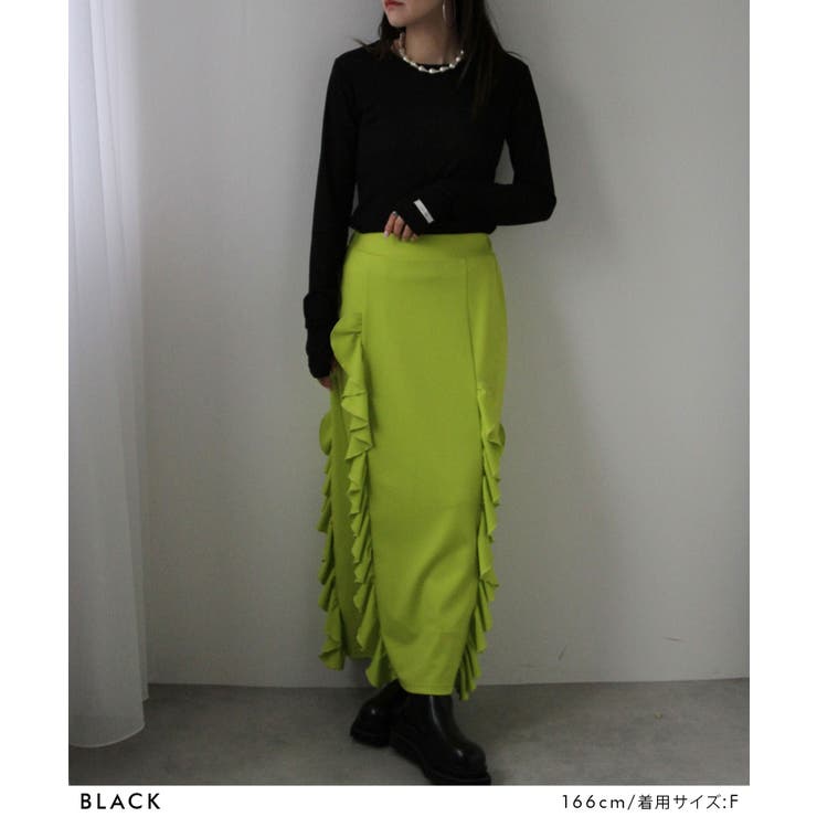 シアーレイヤード風ロングスリーブトップス 韓国 夢展望 | 夢展望 | 詳細画像9 