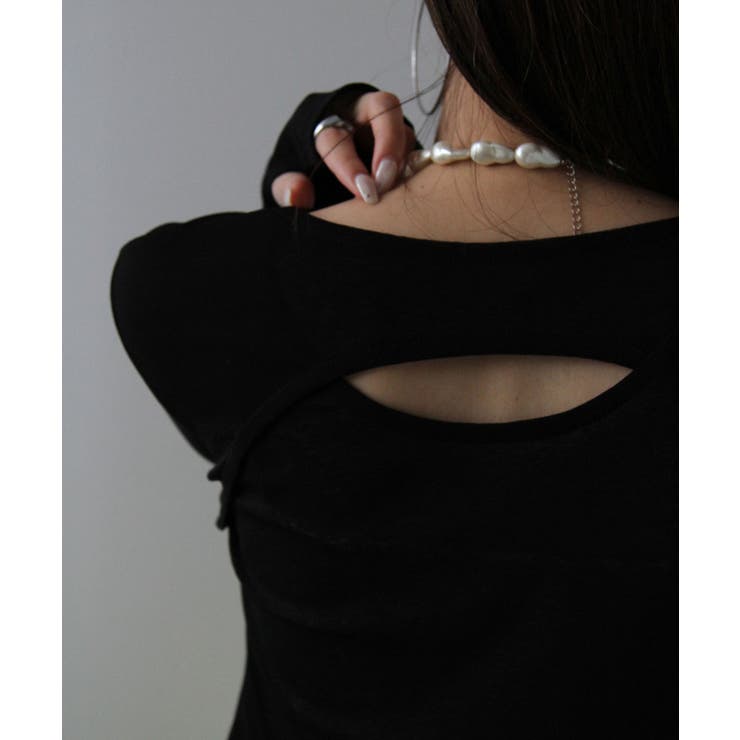 シアーレイヤード風ロングスリーブトップス 韓国 夢展望 | 夢展望 | 詳細画像10 