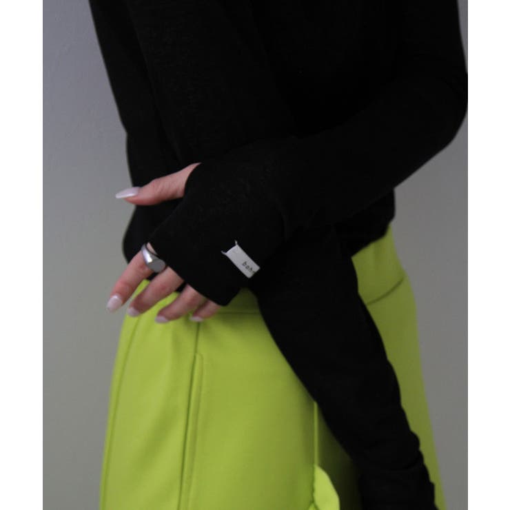 シアーレイヤード風ロングスリーブトップス 韓国 夢展望 | 夢展望 | 詳細画像13 