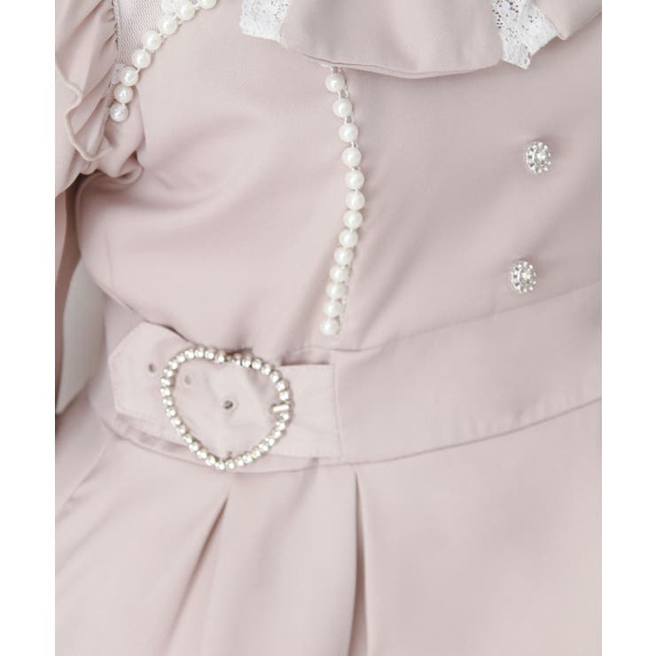 パールレースハートバックルときめきワンピース 量産型 地雷系 夢展望 | DearMyLove | 詳細画像30 