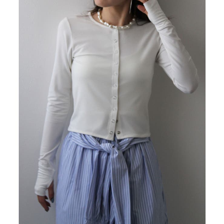 バンブークルーネックカーディガン 韓国 夢展望 | 夢展望 | 詳細画像5 