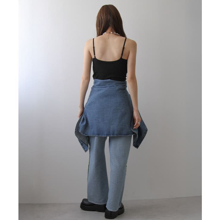 バンブーカップ付きクロップド丈キャミソール 韓国 夢展望 | 夢展望 | 詳細画像9 