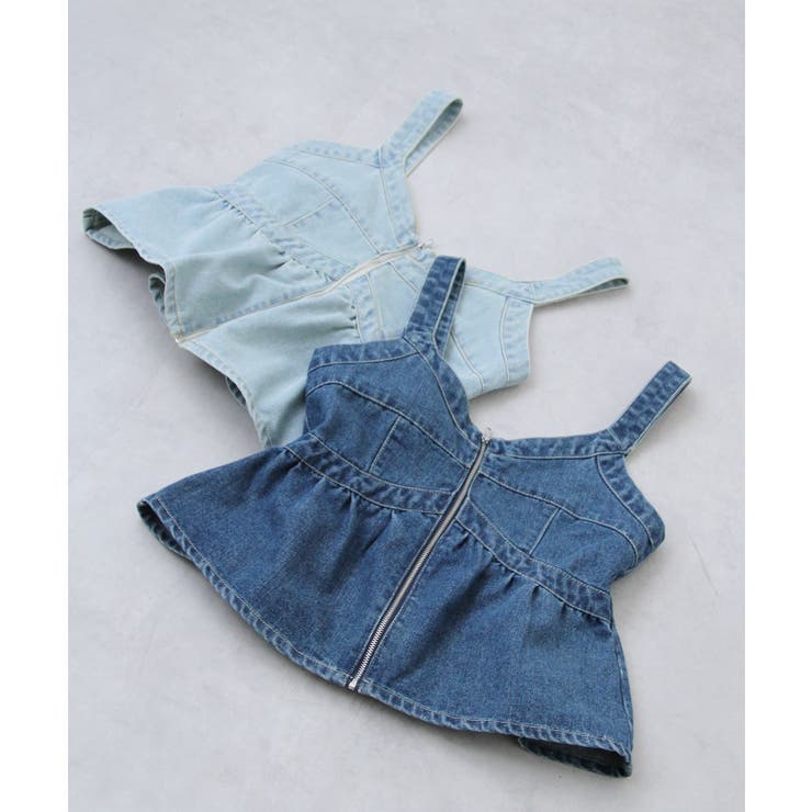 デニムペプラムキャミビスチェ 韓国 夢展望 | 夢展望 | 詳細画像16 