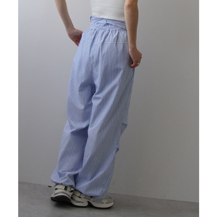 ストライプウエスト巻きジョガーパンツ 韓国 夢展望 | 夢展望 | 詳細画像16 
