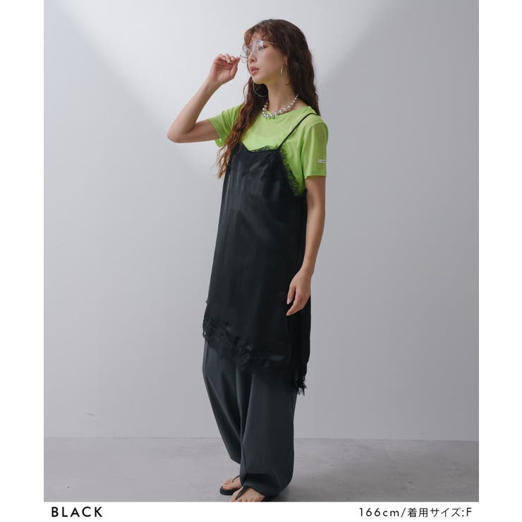 サテンレースアシメキャミ 韓国 夢展望 bohmal(ボマール) | 夢展望 | 詳細画像11 