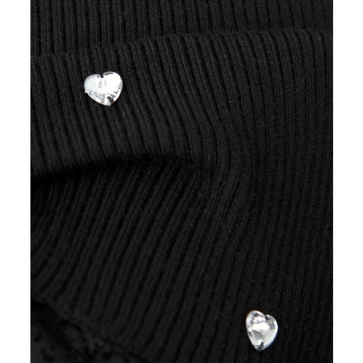 キラキラハートリボンオフショルニット 量産型 地雷系 夢展望 | DearMyLove | 詳細画像25 