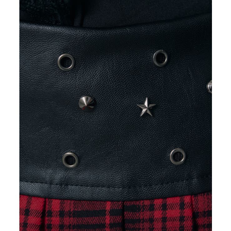 スタッズチェック柄地雷ギャルミニスカパン 韓国 夢展望 | 夢展望 | 詳細画像16 