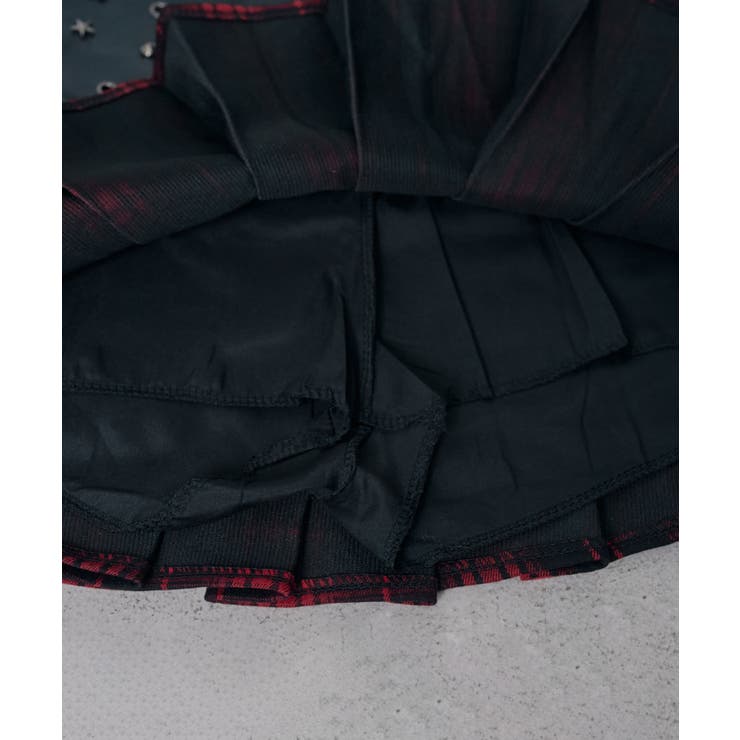 スタッズチェック柄地雷ギャルミニスカパン 韓国 夢展望 | 夢展望 | 詳細画像19 