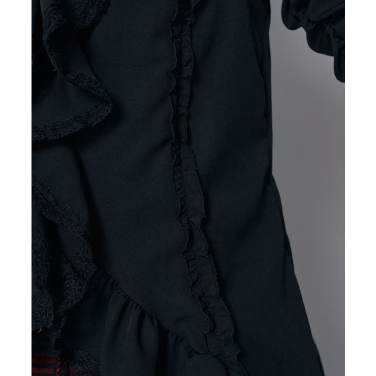 サブカル地雷ゴシック美ラインフレア袖シャツブラウス 韓国 夢展望 | 夢展望 | 詳細画像17 