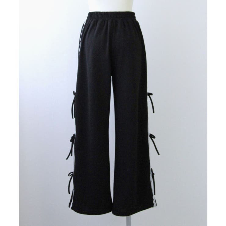 サイドレースライン裏毛スウェットパンツ【大きいサイズ有り】 量産型 地雷系 | DearMyLove | 詳細画像9 