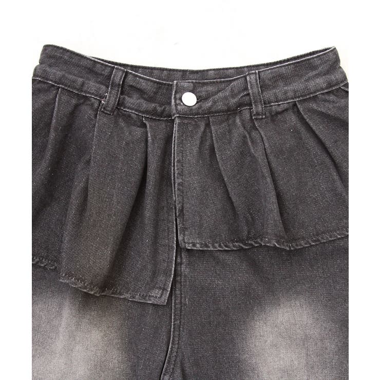 フリルレイヤードY2Kバギーデニムパンツ 韓国 夢展望 | 夢展望 | 詳細画像21 