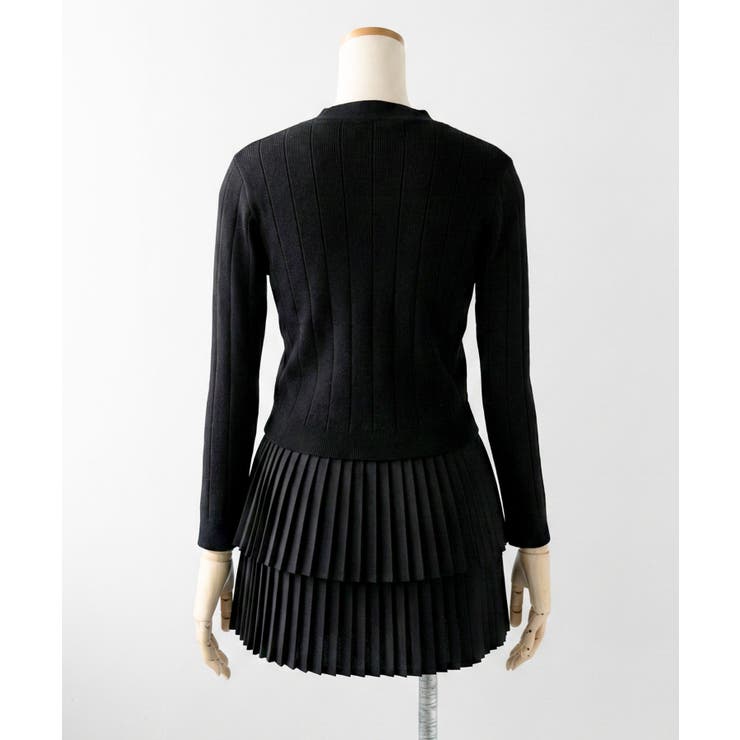 ニットカーデトップス×プリーツスカパンセットアップ【大きいサイズ有り】 量産型 … | DearMyLove | 詳細画像11 