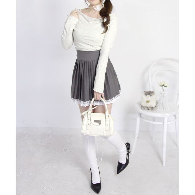 ハートチャーム付きミニボストンバッグ【select Item】 量産型 | 夢展望 | 詳細画像4 