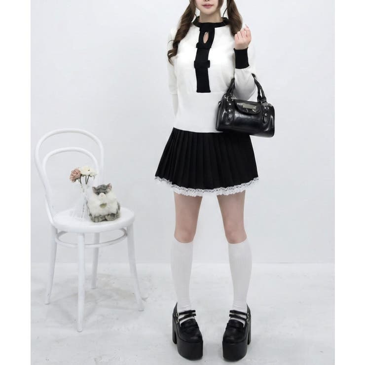 ハートチャーム付きミニボストンバッグ【select Item】 量産型 | 夢展望 | 詳細画像7 