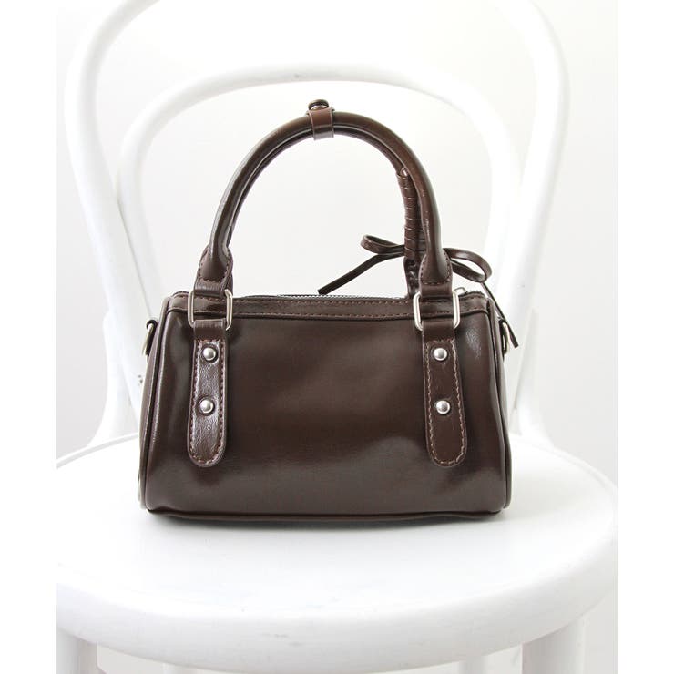 ハートチャーム付きミニボストンバッグ【select Item】 量産型 | 夢展望 | 詳細画像12 