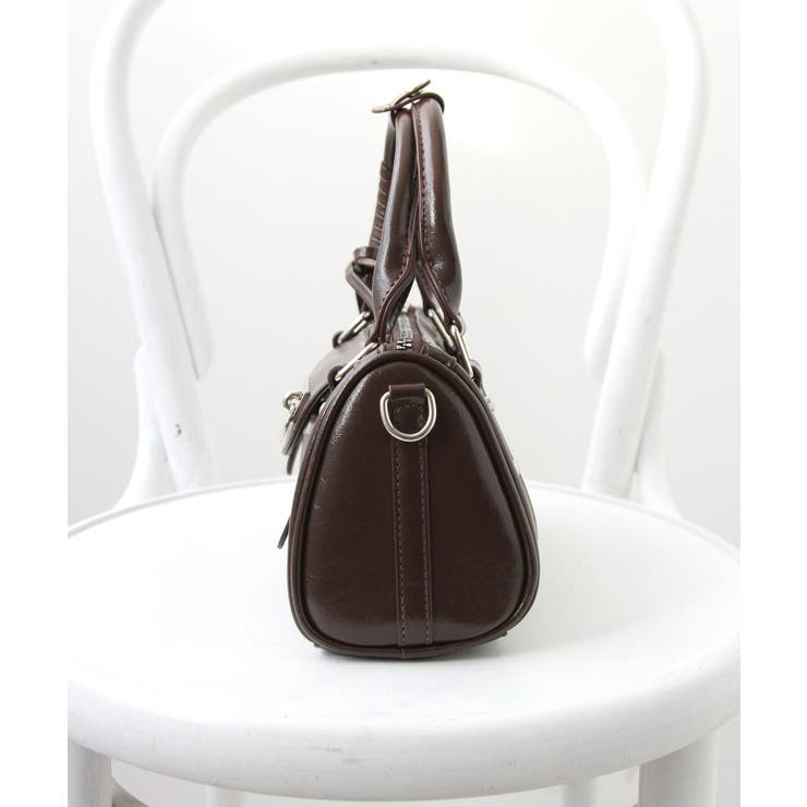 ハートチャーム付きミニボストンバッグ【select Item】 量産型 | 夢展望 | 詳細画像13 