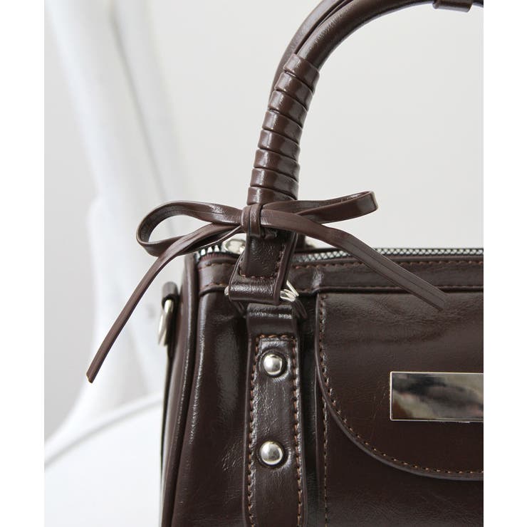 ハートチャーム付きミニボストンバッグ【select Item】 量産型 | 夢展望 | 詳細画像16 