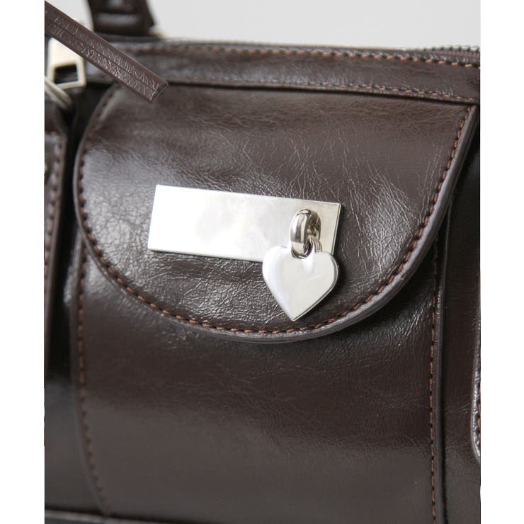 ハートチャーム付きミニボストンバッグ【select Item】 量産型 | 夢展望 | 詳細画像17 