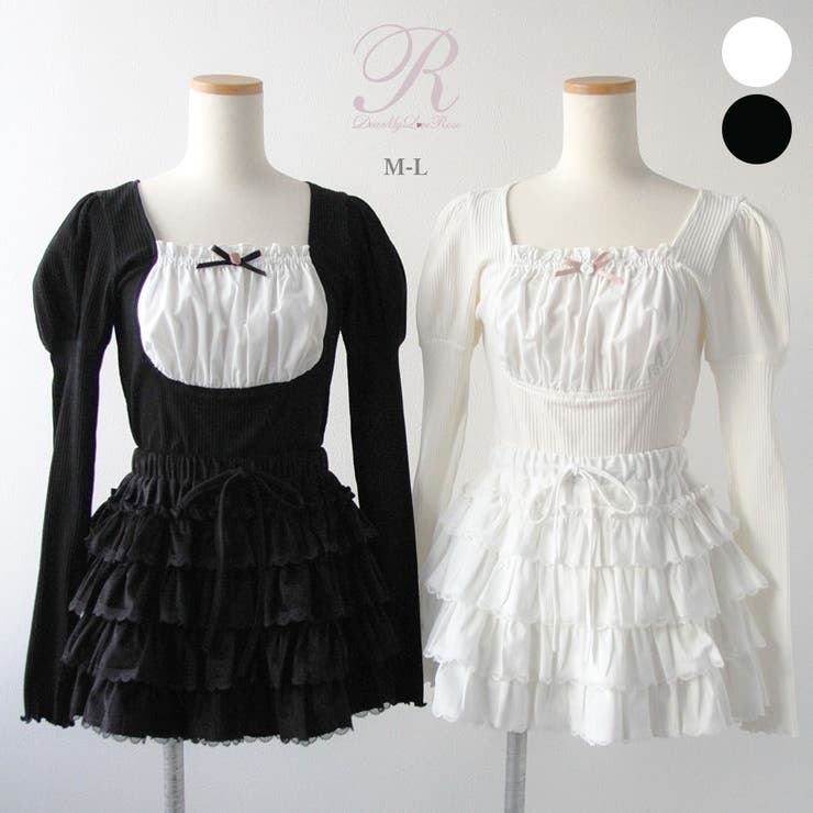 ティアードフリルミニスカート 量産型 地雷系 夢展望 | DearMyLove | 詳細画像1 