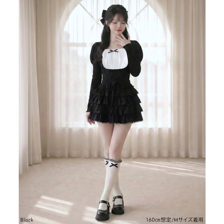 ティアードフリルミニスカート 量産型 地雷系 夢展望 | DearMyLove | 詳細画像6 