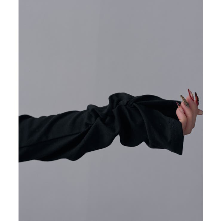 フードヘンリーネック脇シャーリングデザイン長袖リブカットソー 韓国 夢展望 | 夢展望 | 詳細画像18 