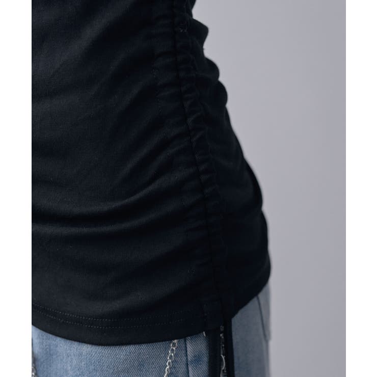 フードヘンリーネック脇シャーリングデザイン長袖リブカットソー 韓国 夢展望 | 夢展望 | 詳細画像20 