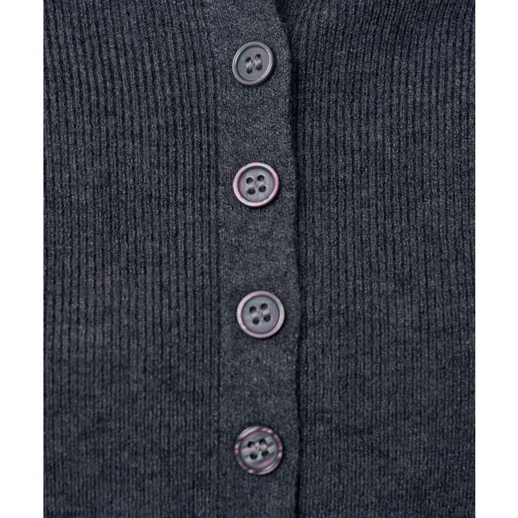 コンパクトボタンリブニットカーディガン 韓国 夢展望 | 夢展望 | 詳細画像15 