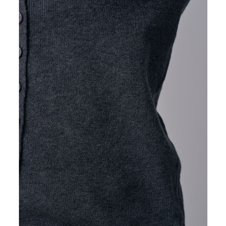 コンパクトボタンリブニットカーディガン 韓国 夢展望 | 夢展望 | 詳細画像17 