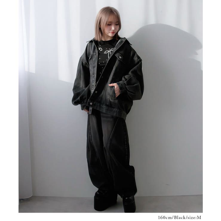 オーバーサイズＧジャンジャケット 韓国 夢展望 | 夢展望 | 詳細画像15 