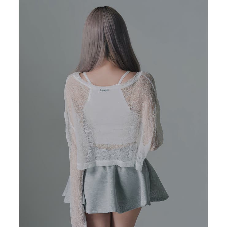 短丈ゆるシアートップス 韓国 夢展望 Diable baiser | 夢展望 | 詳細画像5 