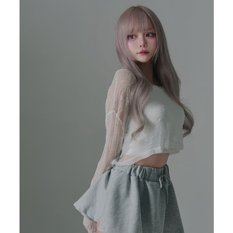 短丈ゆるシアートップス 韓国 夢展望 Diable baiser | 夢展望 | 詳細画像6 