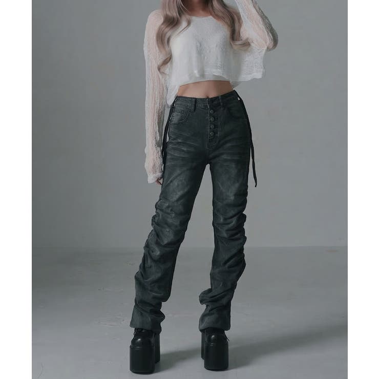 短丈ゆるシアートップス 韓国 夢展望 Diable baiser | 夢展望 | 詳細画像9 