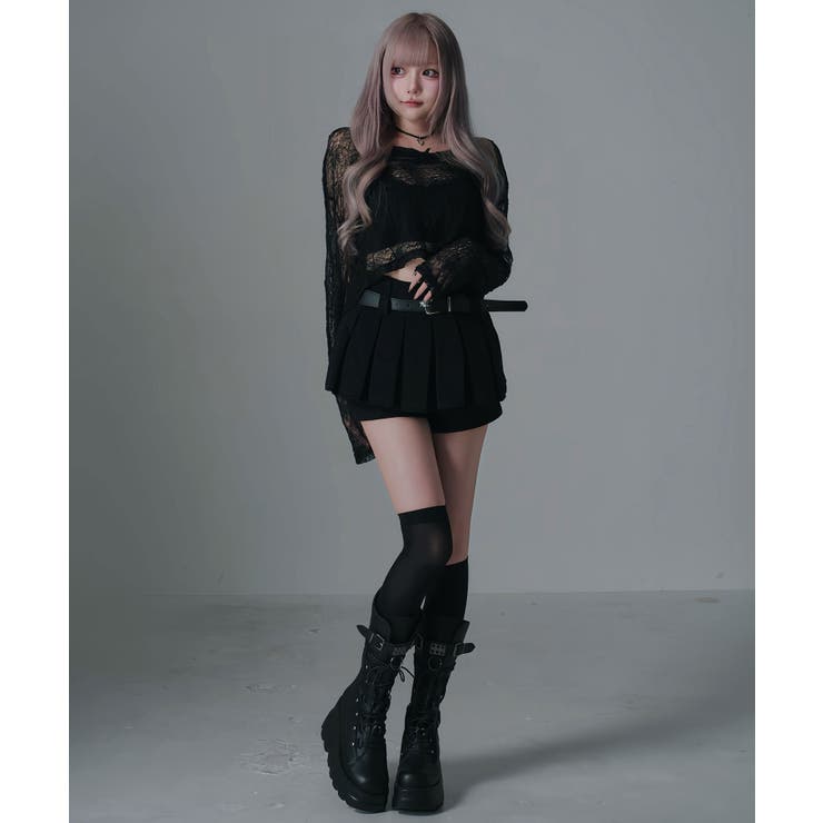 短丈ゆるシアートップス 韓国 夢展望 Diable baiser | 夢展望 | 詳細画像13 