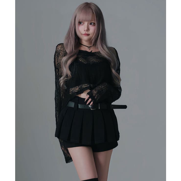 短丈ゆるシアートップス 韓国 夢展望 Diable baiser | 夢展望 | 詳細画像16 