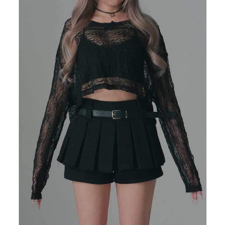 短丈ゆるシアートップス 韓国 夢展望 Diable baiser | 夢展望 | 詳細画像17 