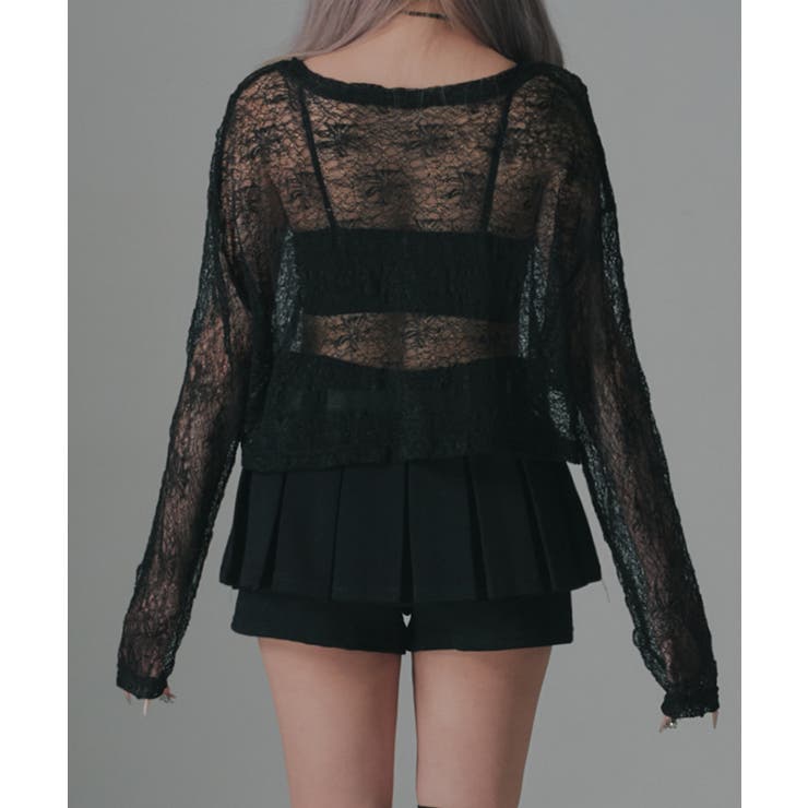 短丈ゆるシアートップス 韓国 夢展望 Diable baiser | 夢展望 | 詳細画像18 