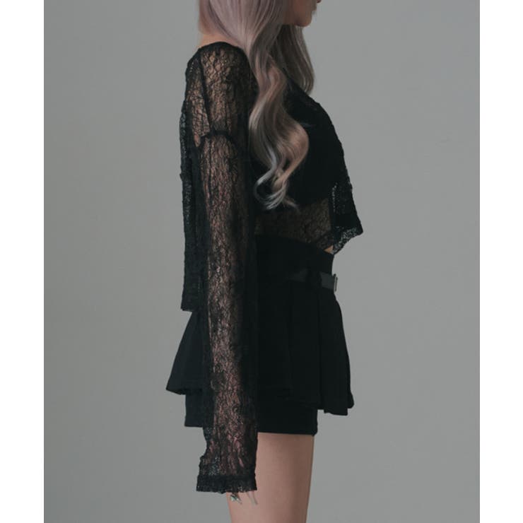 短丈ゆるシアートップス 韓国 夢展望 Diable baiser | 夢展望 | 詳細画像19 