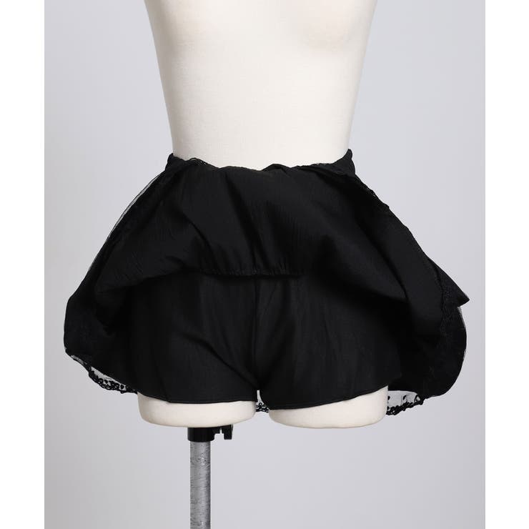 リボン柄レースティアードミニスカート 量産型 地雷系 夢展望 RS | 夢展望 | 詳細画像15 