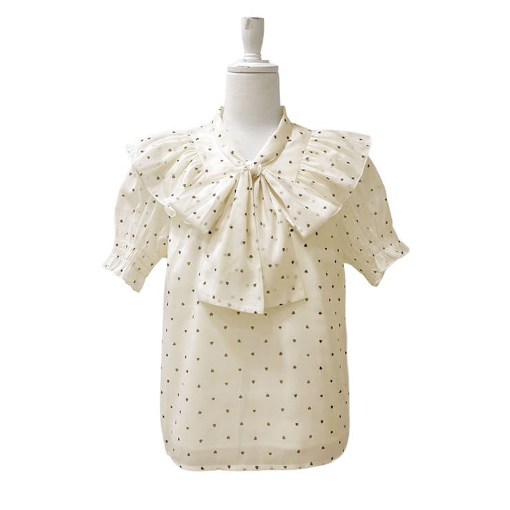 シアーフリルボウタイブラウス【大きいサイズあり】 韓国 夢展望 Rose | 夢展望 | 詳細画像25 
