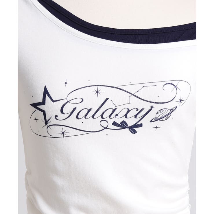ロゴ オフショルダー Tシャツ | 夢展望 | 詳細画像19 