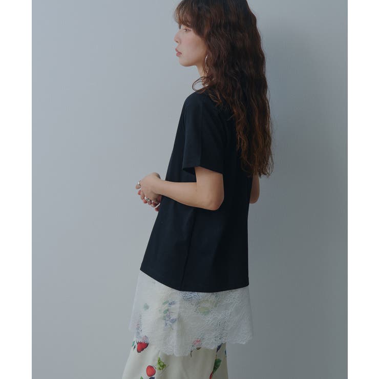 レイヤードレースTシャツ 韓国 夢展望 bohmal | 夢展望 | 詳細画像14 