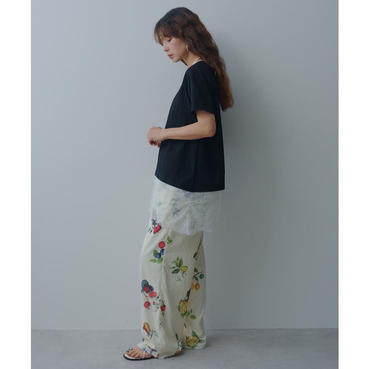 レイヤードレースTシャツ 韓国 夢展望 bohmal | 夢展望 | 詳細画像15 