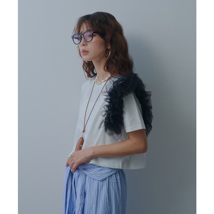 チュールフリルTシャツ 韓国 夢展望 bohmal | 夢展望 | 詳細画像6 
