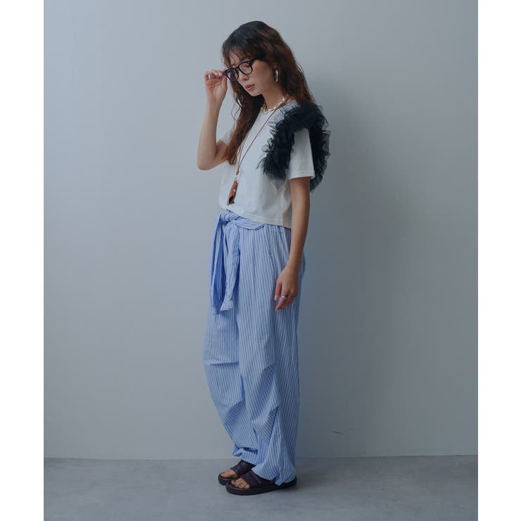 チュールフリルTシャツ 韓国 夢展望 bohmal | 夢展望 | 詳細画像7 