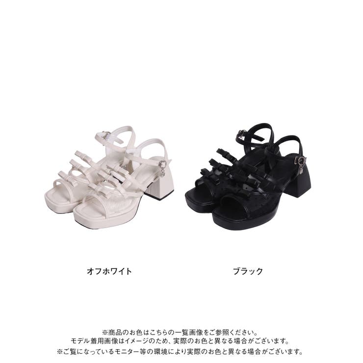 トリプルリボンシアードットサンダル 韓国 夢展望 Rose | 夢展望 | 詳細画像20 
