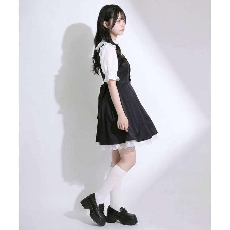 バックリボンフレアジャンスカワンピース【大きいサイズあり】 韓国 夢展望 | 夢展望 | 詳細画像5 